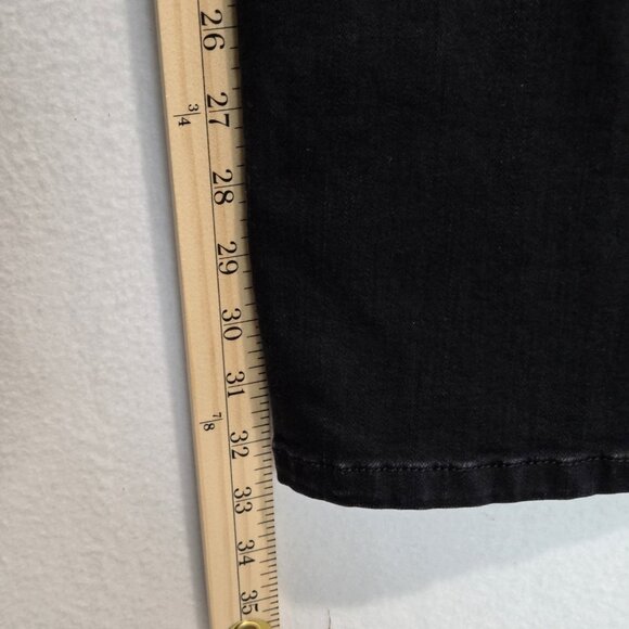 J. Jill Womens 8 Jeans Full Wide Leg High Waist Basalt Regular Casual Stretch - Picture 7 of 12